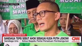 VIDEO: Sandiaga Tepis Sebut Ahok Sebagai Kuda Putih Jokowi