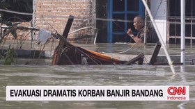 VIDEO: Evakuasi Dramatis Korban Banjir Bandang