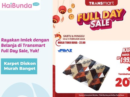 Rayakan Imlek dengan Belanja di Transmart Full Day Sale, Yuk!