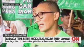 VIDEO: Sandiaga Tepis Sebut Ahok Sebagai Kuda Putih Jokowi