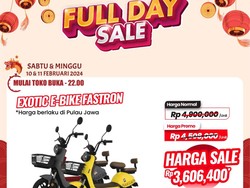 Gaskeun! Sepeda Listrik Cuma Rp 3 Jutaan di Transmart Full Day Sale