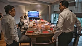 Anies Sarapan Bersama JK Jelang Kampanye Akbar AMIN di JIS