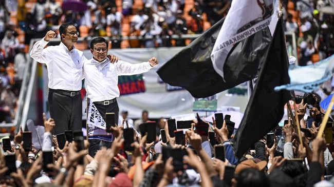 Timnas Anies-Muhamin masih menunggu rekapitulasi suara KPU yang dijadwalkan selesai pada 20 Maret 2024.