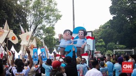 Pendukung Prabowo Bakal Ramaikan Sudirman-Thamrin di Hari Pelantikan