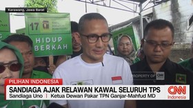VIDEO: Sandiaga Ajak Relawan Kawal Seluruh TPS