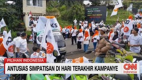 VIDOE: Antusias Simpatisan di Hari Terakhir Kampanye
