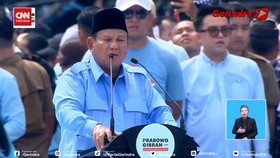 VIDEO: Prabowo: Yang Masuk Kabinet Saya Harus Setuju Makan Gratis