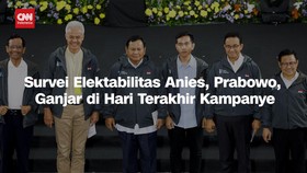 VIDEO: Elektabilitas Anies, Prabowo, Ganjar Hari Terakhir Kampanye