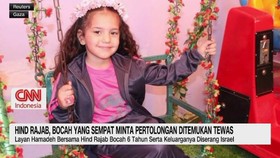 VIDEO: Hind Rajab, Bocah yang Sempat Minta Pertolongan Ditemukan Tewas