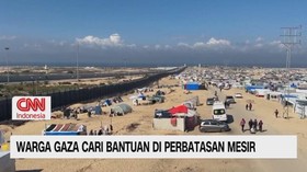 VIDEO: Warga Gaza Cari Bantuan di Perbatasan Mesir
