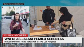 VIDEO: WNI di AS Jalani Pemilu Serentak
