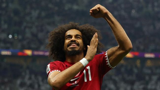Daftar Top Skor Piala Asia: Akram Afif Rebut Sepatu Emas