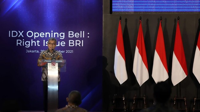 Saham BBRI tercatat meningkat 2,99 persen dengan kapitalisasi pasar menyentuh Rp913,14 triliun dan memecahkan rekor tertinggi sepanjang sejarah perdagangan BEI.