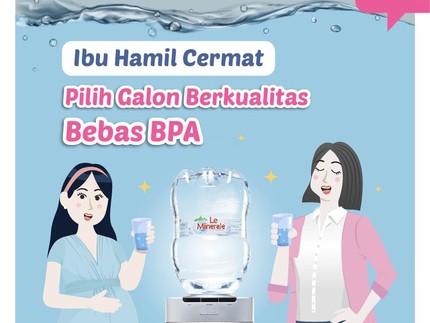 Jaga Kesehatan Janin, Bumil Harus Cermat Pilih Galon BPA Free