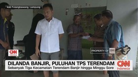 VIDEO: Dilanda Banjir, Puluhan TPS Terendam