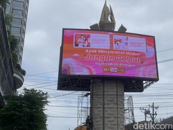 KPU Bantah Pasang Iklan Ajakan Warga Medan Tak Golput Tonjolkan Angka 02