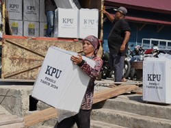 Logistik Pemilu ke Pulau Terluar di Aceh Besar Diangkut Pakai Kapal Kayu
