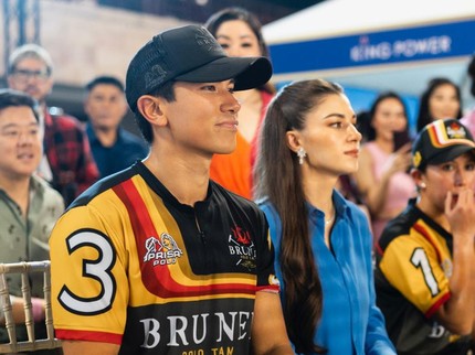 7 Momen Pangeran Mateen Didampingi Istri saat Ikut Kompetisi All Asia Cup di Thailand