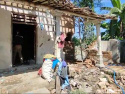 Rumah Penjual Balon di Ponorogo Hancur Usai Tabung Gas Rakitan Meledak