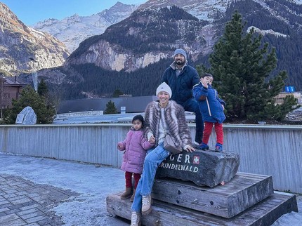 7 Potret Whulandary Herman Liburan Bersama Suami Malaysia dan Anak di Swiss