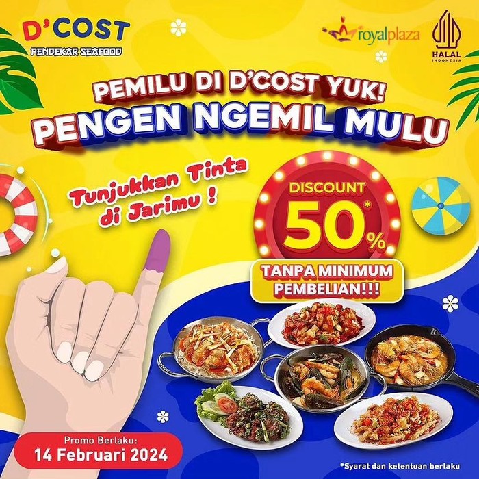 10 Promo Pemilu 2024 dari Makanan hingga Minuman Enak!