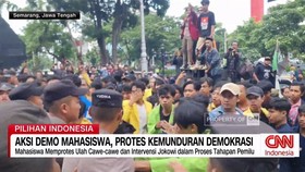 VIDEO: Aksi Demo Mahasiswa, Protes Kemunduran Demokrasi
