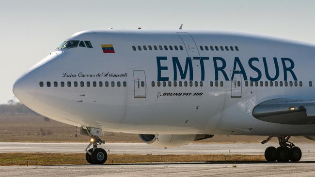 Pemerintah Amerika Serikat menyita pesawat komersial jenis Boeing milik pemerintah Venezuela yang dibeli dari Iran pada Minggu (11/2) waktu setempat.