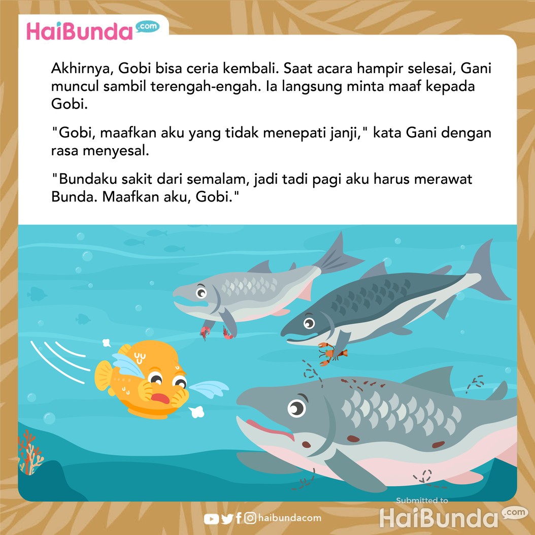 Cerita Fabel: Persahabatan Ikan Salmon & Lumpfish