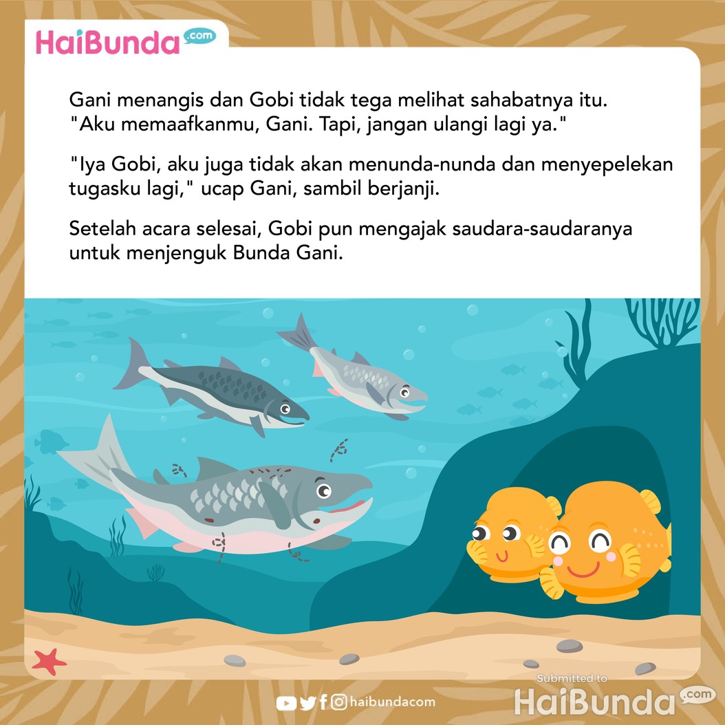 Cerita Fabel: Persahabatan Ikan Salmon & Lumpfish
