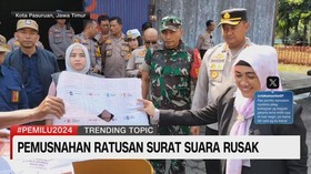 VIDEO: Pemusnahan Ratusan Surat Suara Rusak