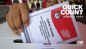 Quick Count LSI 60,30% Suara: Anies 25%, Prabowo 57%, Ganjar 17%