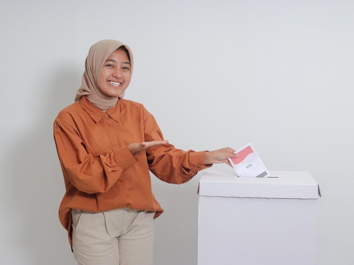 ilustrasi nyoblos pemilu