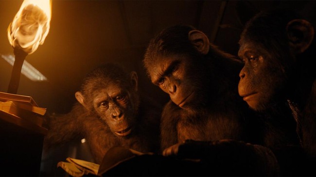 Debut Kingdom of the Planet of the Apes menguasai box office Amerika utara dan melengserkan The Fall Guy.
