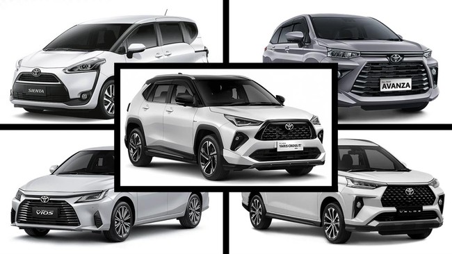 Kelima model itu mengalami recall atas masalah yang berbeda-beda.