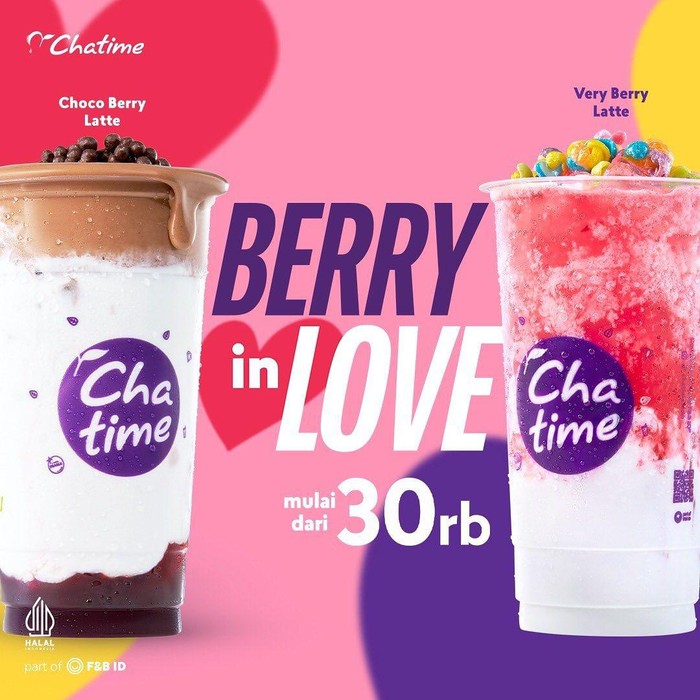Menu baru spesial hari Valentine dari Chatime