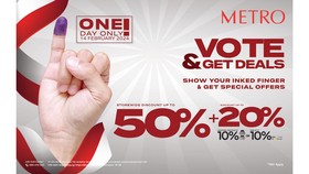 METRO Dept Store Tebar Diskon Besar-besaran Spesial Pemilu 2024