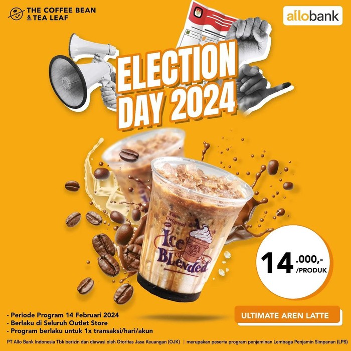 10 Promo Pemilu 2024 dari Makanan hingga Minuman Enak!