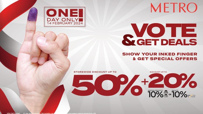 Banjir Diskon! Belanja di METRO Departement Store Ada Promo 