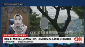VIDEO: Banjir Meluas, TPS Pemilu Susulan Bertambah
