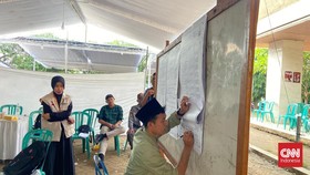 AMIN dan Prabowo-Gibran Bersaing Ketat di TPS Pesantren Lirboyo