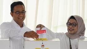 Anies Sempat Dapat Surat Suara Robek saat Masuk Bilik Pencoblosan