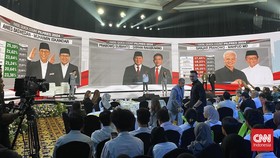 CNN Indonesia dan Transmedia Gelar Nobar Quick Count Pemilu 2024
