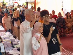 Nyoblos di Semarang, Ganjar Pranowo Beri Bocoran Pilihannya