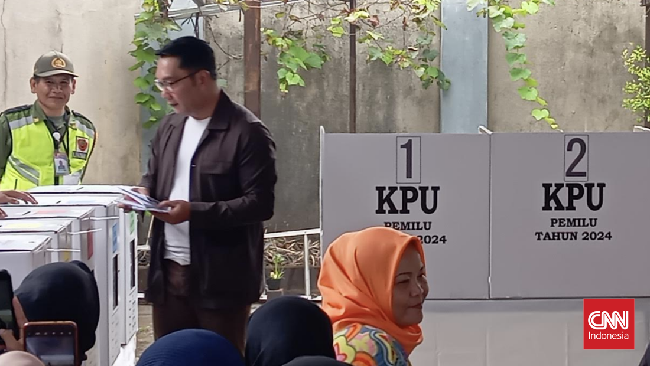 Ketua Ketua Tim Kampanye Daerah (TKD) Prabowo-Gibran Jabar Ridwan Kamil pede Prabowo-Gibran menang satu putaran. Keyakinan didasarkan pada hasil survei.