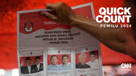 Update Quick Count Sementara: Anies Posisi Kedua, Prabowo di Atas 50%