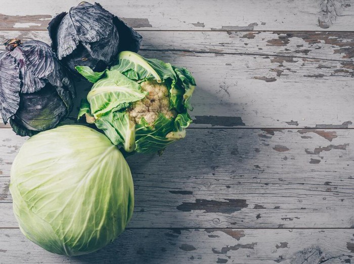 Ilustrasi kubis dan kembang kol/Foto: Freepik.com/8photo