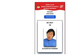 Komeng Man of The Match Pemilu 2024, Didoain Amanah Saat di Senayan