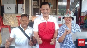 Luhut Usai Nyoblos di Bali: Nanti Sore Sudah Tau Siapa yang Terpilih