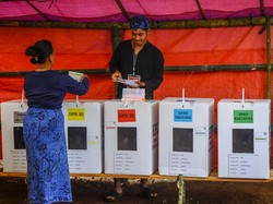 Real Count KPU Pileg DPR 51,28%: PDIP 16,43%, Golkar 14,64%, Gerindra 12,71%