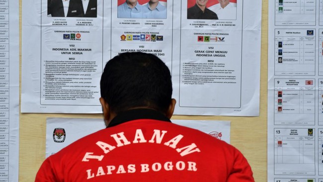 FOTO: Pasien RS dan Penghuni Lapas Ikut Coblos Pemilu 2024